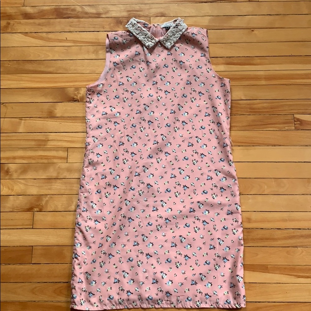 Library-chic Mismash pearl collared dresss
